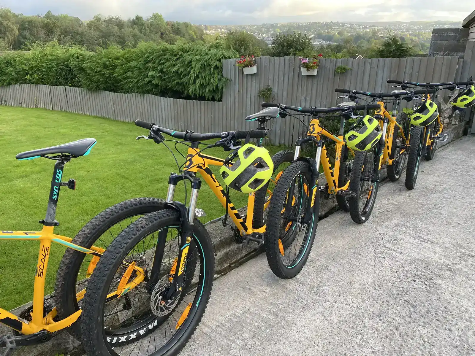Scott Scale mountain bikes for hire in Merthyr Tydfil